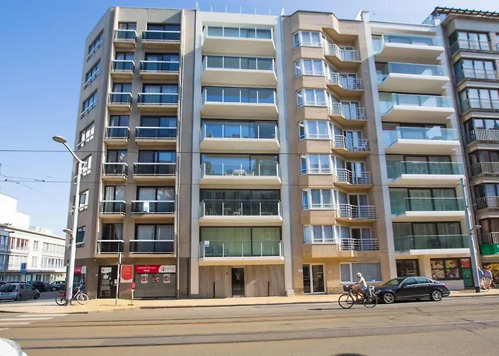In Belgium With Sea View Terrace 公寓 米德尔克尔克